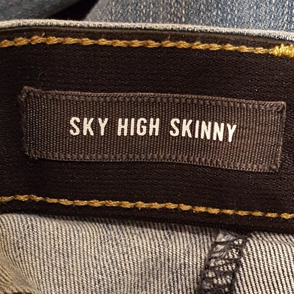 Torrid Premium Sky High Skinny Jeans with Button Fly Size 30XT - Picture 13 of 16